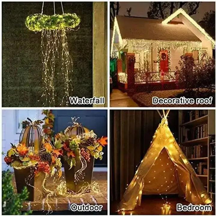 Solar LED Decorative Lights For Home Outdoor Decoration Waterproof Fancy Light - HOMEHOP®