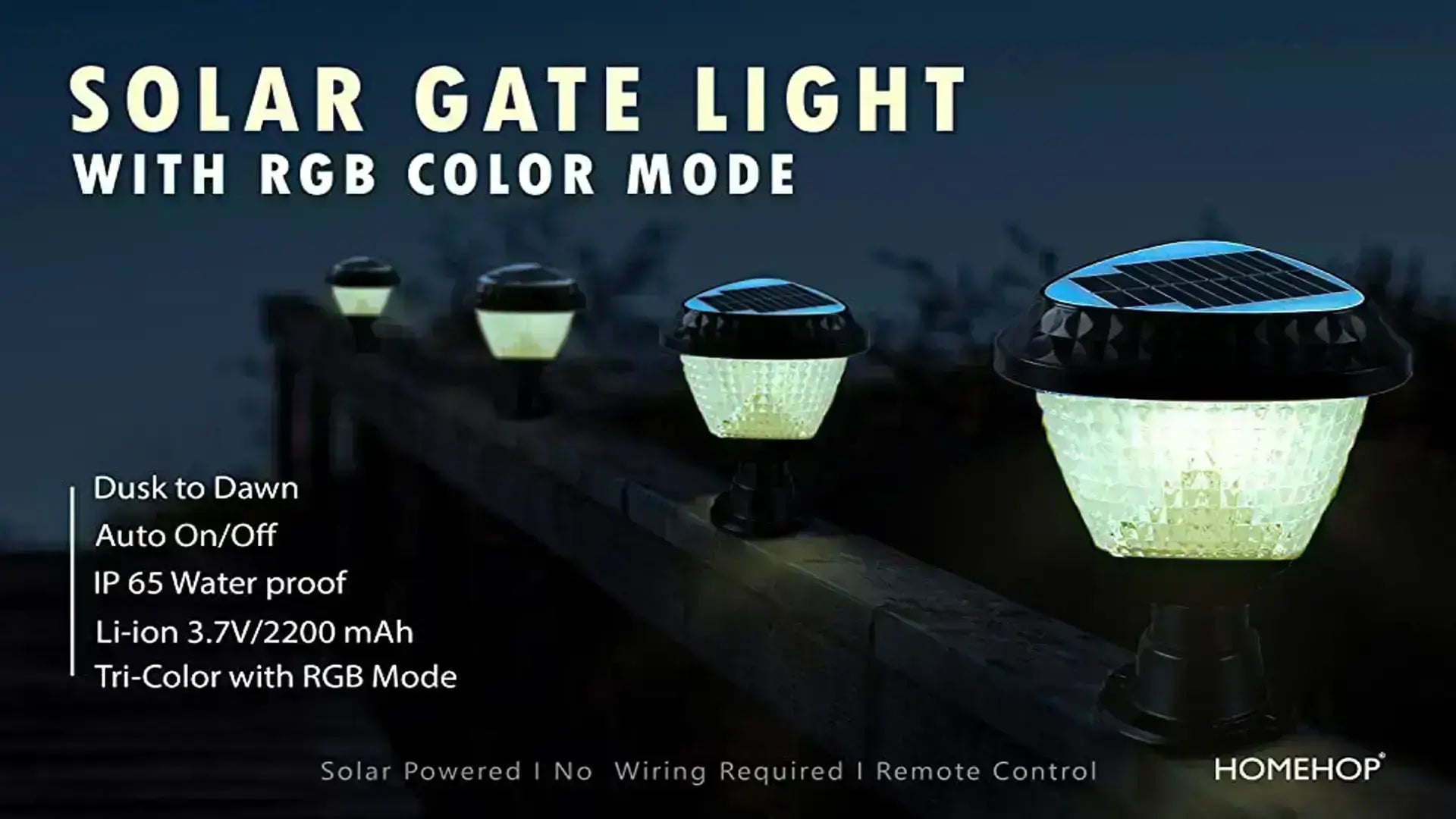 led lights for gate pillars