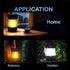 Solar LED Outdoor Lights Waterproof Portable Flickering Flame Decoration Lamp For Home, Garden, Patio, Yard ( Pack of 4 )