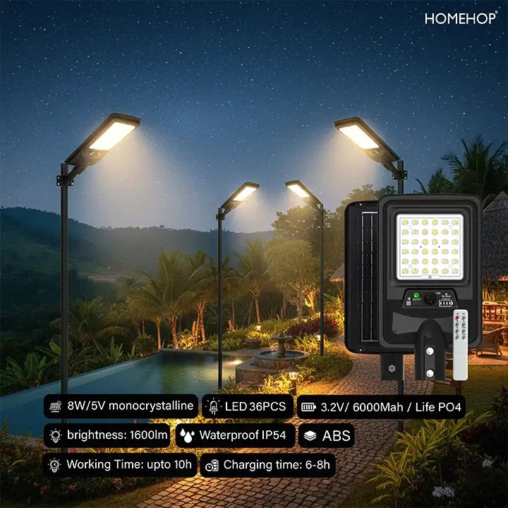 led street lights outdoor lamp waterproof
