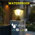 led light with solar waterproof