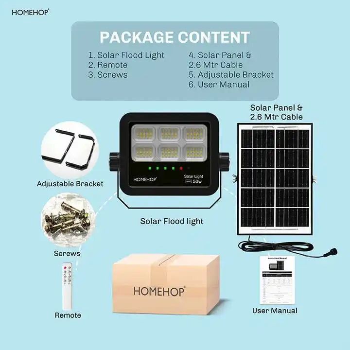 led solar home flood lights
