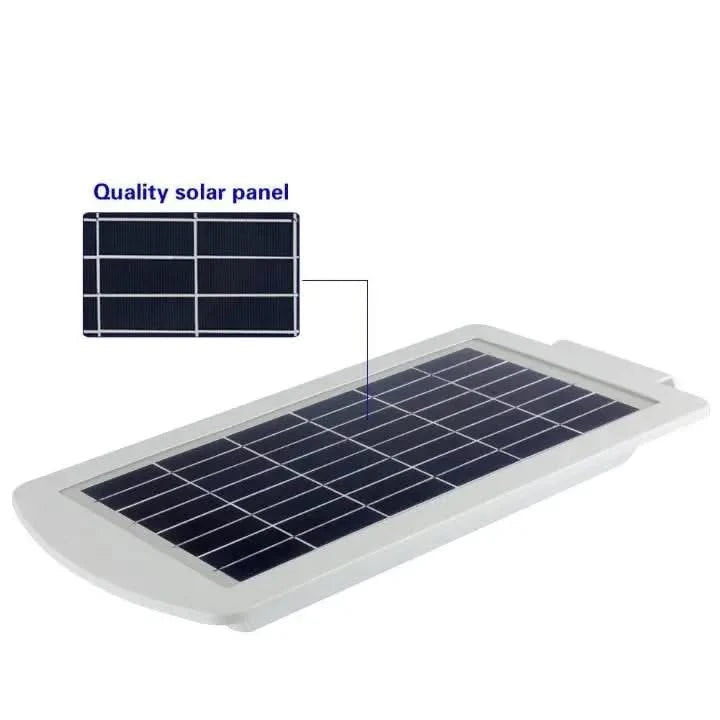 Solar LED Street Light Outdoor 80W Waterproof Lamp For Home, Garden With Remote Control (Renewed)
