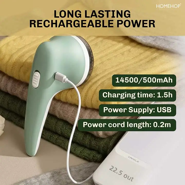 Lint Remover & Cloth Shaver Portable Fabric Shaver for Sweaters, Clothes, Sofa & Upholstery