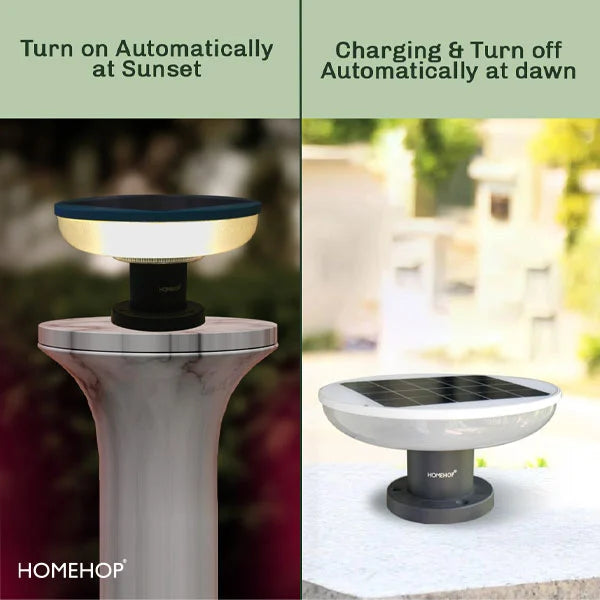 Solar Round Gate Main Pillar Decoration Light Waterproof – HOMEHOP®