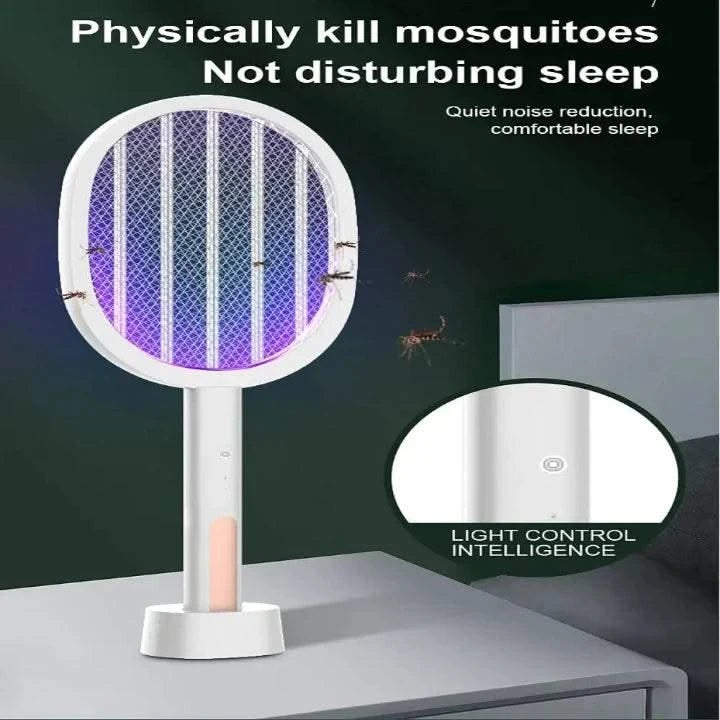 Mosquito Killer Machine Racket Bat for Home with UV Lamp and Rechargeable Battery - HOMEHOP®