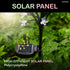 Solar Home Decor Multicolour Flower Lamp For Garden, Patio And Outdoor Use