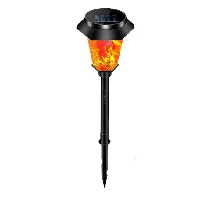 Solar LED outdoor home lighting Decoration Spike Waterproof Portable Lamp For Home, Lawn, Yard (Warm)(Refurbished) - HOMEHOP®