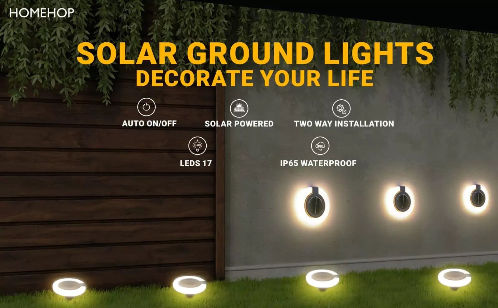 best solar LED ground lights for outdoor