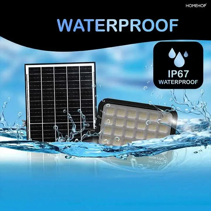 Solar Flood Light 300W Automatic Waterproof Security Wall Lamp For Home, Garden, Outdoor, Patio and Pathway (Renewed)