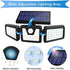 Solar Foldable Motion Sensor Light Waterproof with 2400mAh Battery (Refurbished) - HOMEHOP®