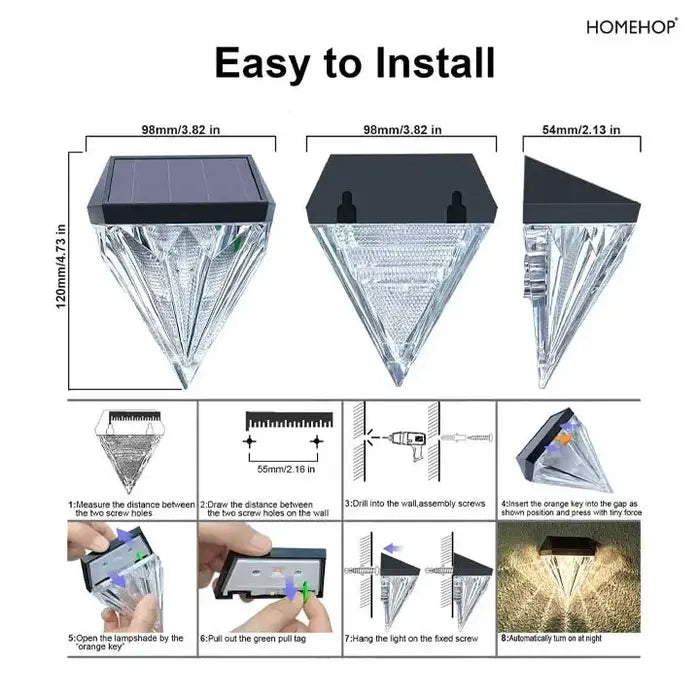 outdoor wall lamp solar