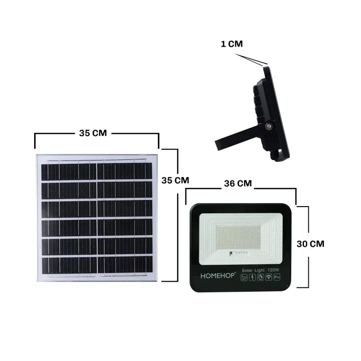 outdoor solar floodlights 120W