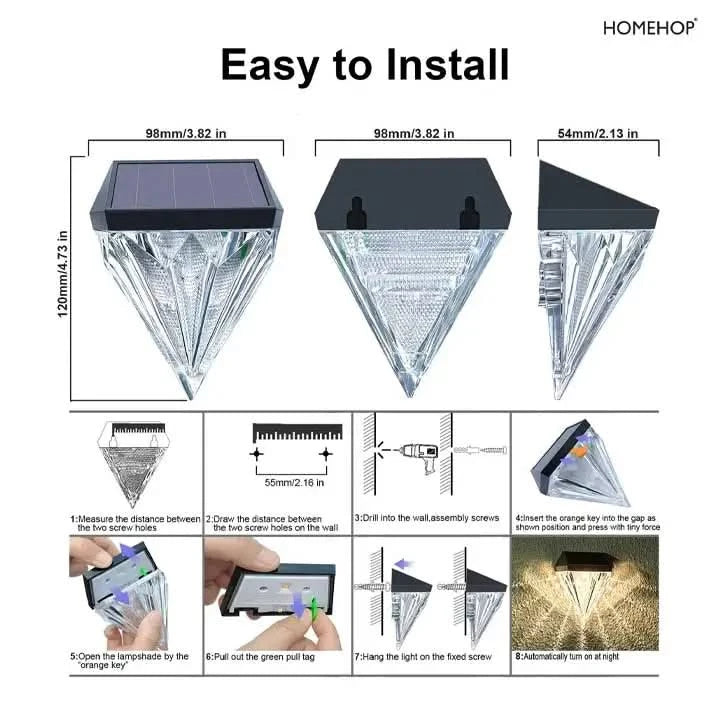 outdoor wall lamp solar 