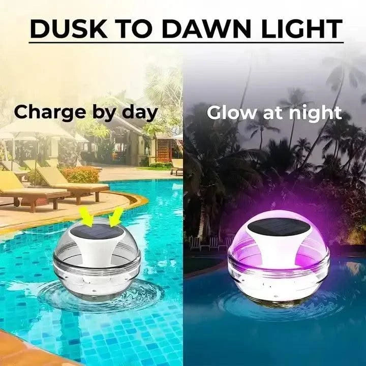 Solar Outdoor LED Waterproof Swimming Pool Floating Color Changing Decoration Lamps (Multi color) - HOMEHOP®