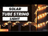 Solar Decoration Fairy Lights Waterproof LED Outdoor Tube String Light For Home, Garden, Wall