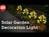 Solar Flower Garden Lights Decorative LED Waterproof Lamps For The Garden, Home, Ground, pathways and Outdoor(Renewed)