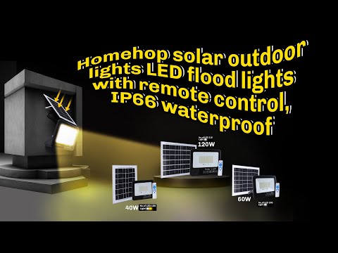 solar floodlight outdoor