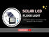 Solar led focus lights