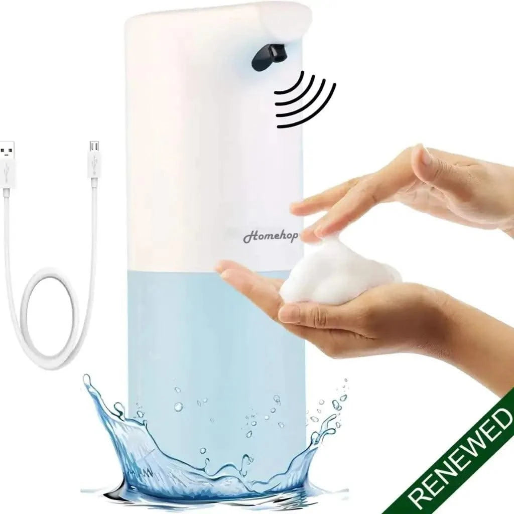 Refurbished USB Rechargeable Automatic Sensor Liquid Hand Wash Foam Soap Dispenser 350ml - HOMEHOP®