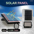 Solar Flood Lights 200W Automatic LED Wall Lamp Waterproof for Outdoor (Renewed)