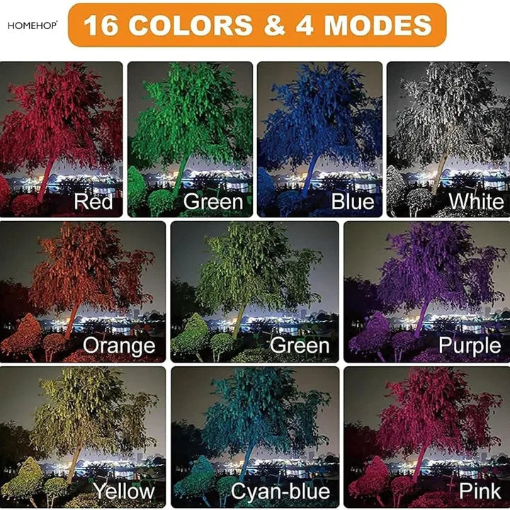 Solar RGB Flood Lights: Best Wall Lamp Light & Outdoor RGB Flood Lamp ...