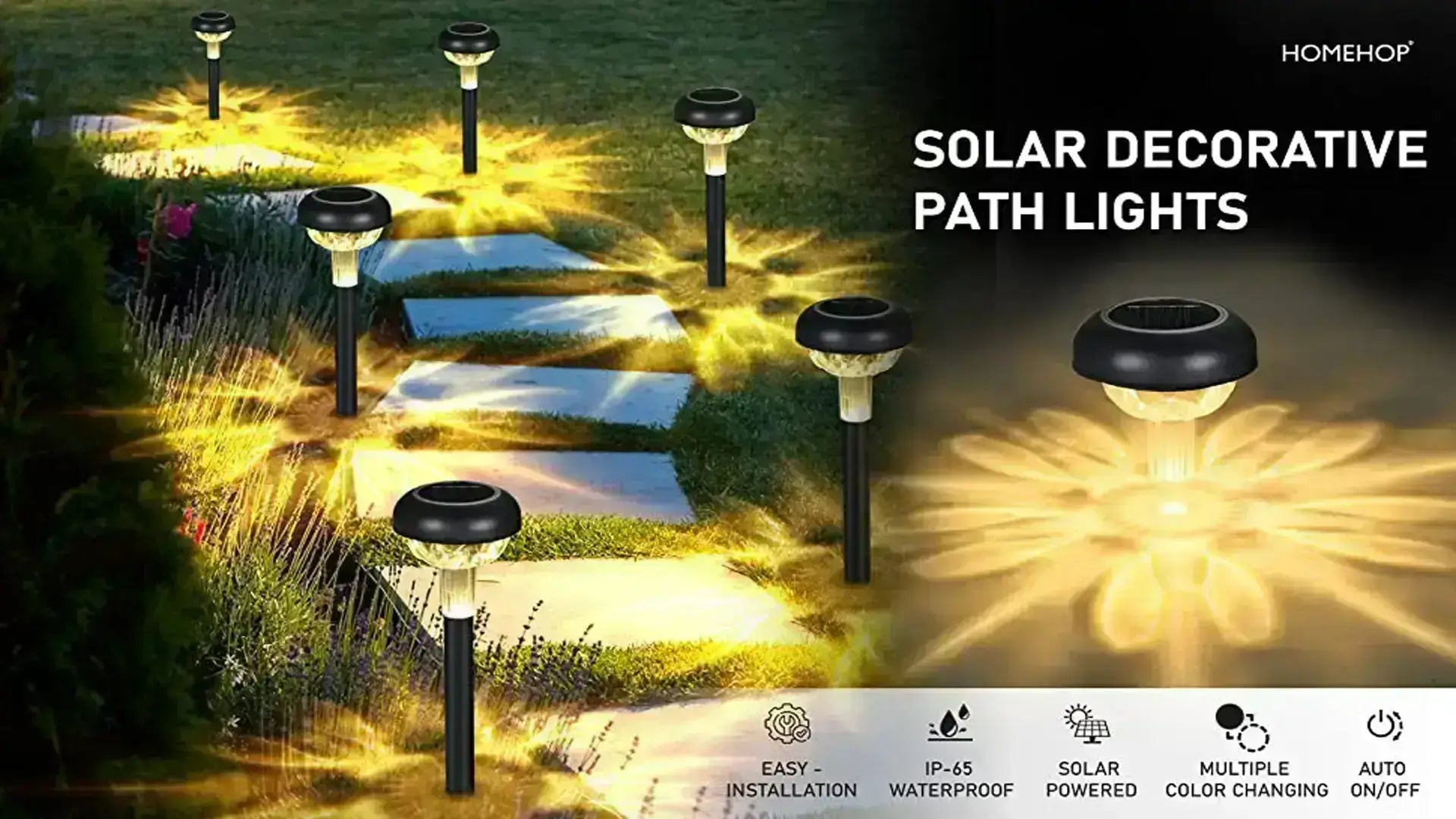 solar led spike light