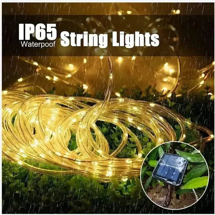 Solar Decoration Fairy Lights Waterproof LED Outdoor Tube String Light For Home, Garden, Wall - HOMEHOP®