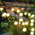 Solar Firefly Lights Waterproof Outdoor Pathway Decoration Lamp For Home, Patio ( 8LEDs, Warm ,Refurbished ) - HOMEHOP®