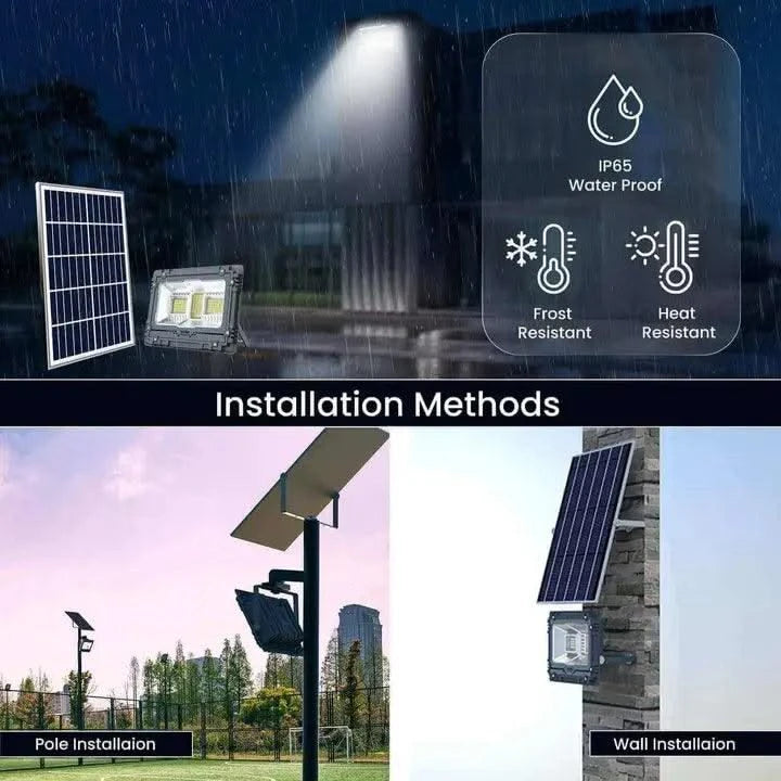 Solar LED Flood Light Waterproof Garden Light for Wall, Patio with LED Bluetooth Music Rhythm - HOMEHOP®