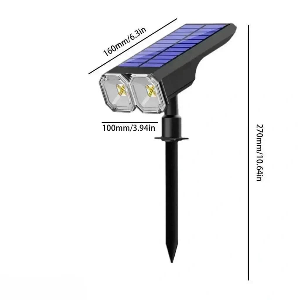 Gigalumi solar lights outdoor waterproof16 pack stainless steel led solar garden lights for patio lawn yard and landscapecold white clearance