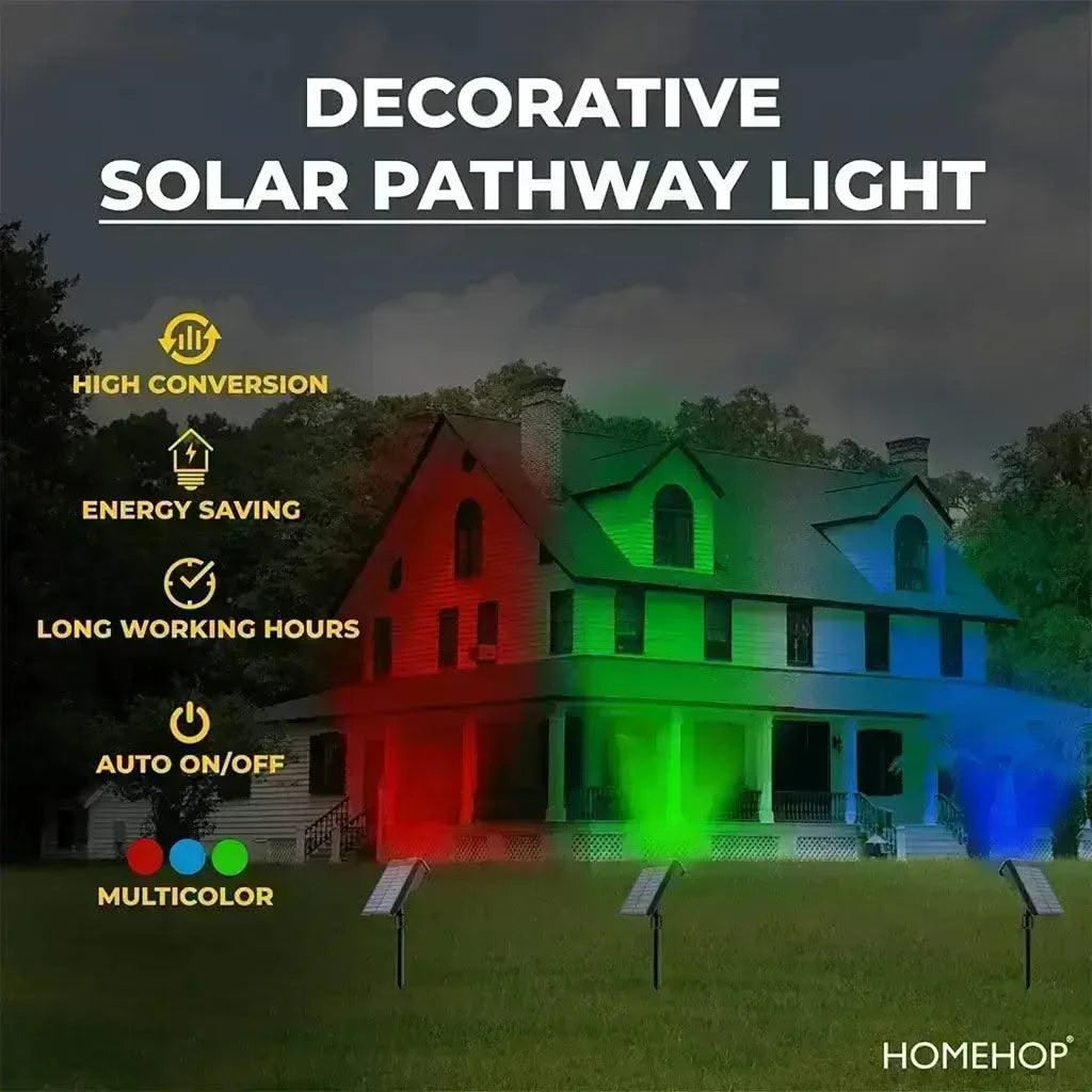 Solar Led Spot Lights For Garden Outdoor Home Landscape Decoration Light, Waterproof - HOMEHOP®