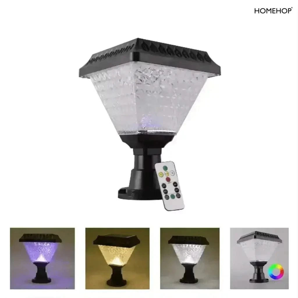 Refurbished Solar Lights for Compound Wall Decoration LED Multicolor Lamp for Home, Garden, Outdoor Waterproof (RGB) - HOMEHOP®