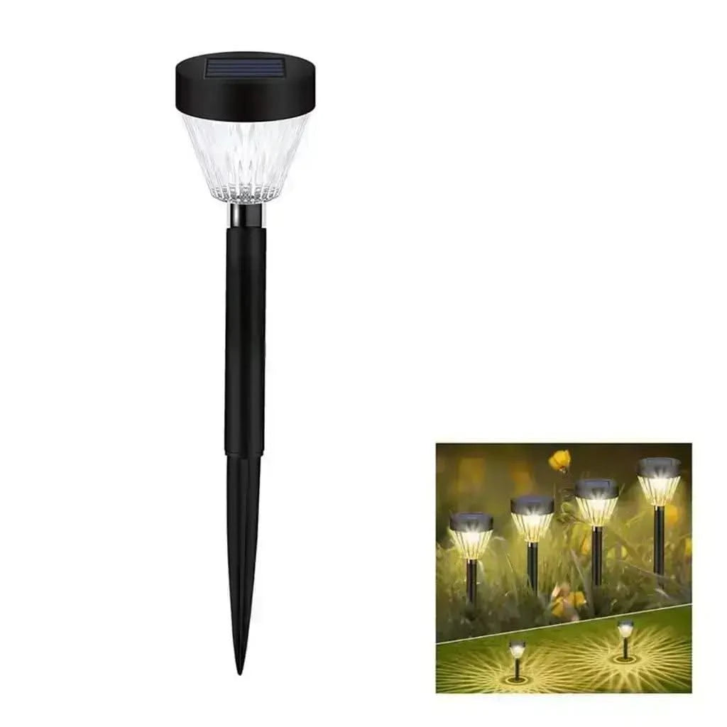 Solar Lights Outdoor Garden With Modern Home Decor Footpath Lights On Walkway Exterior Path Lamp (Refurbished) - HOMEHOP®