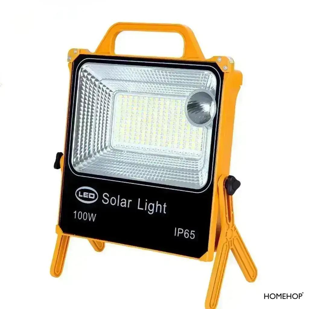 Solar Powered Emergency lights Rechargeable Portable Flood Lights For Home Outdoor Garden Waterproof Camping Lamp (Cool White)(Refurbished) - HOMEHOP®