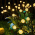 Solar Powered Garden Lights Outdoor Waterproof LED Firefly Lighting For Home, Yard - HOMEHOP®