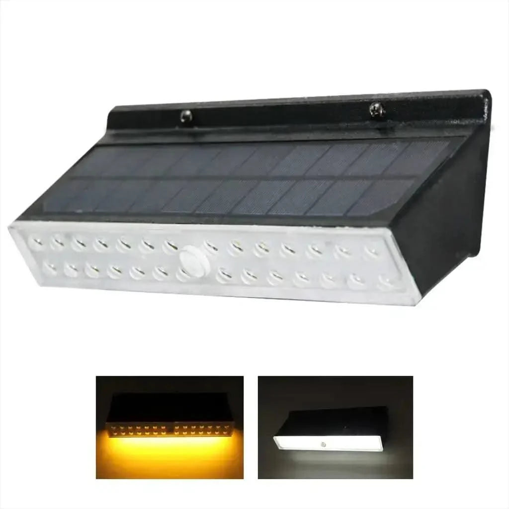 Solar Sensor Wall Light For Home, Garden, Outdoor Led Security Lamp with Motion Sensor (Waterproof , Cool & Warm) - HOMEHOP®