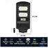 Solar LED Street Lighting waterproof with motion sensor for Home, Garden (60W, Remote Control) - HOMEHOP®