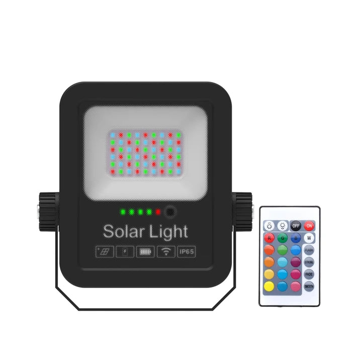 solar RGB flood lights 