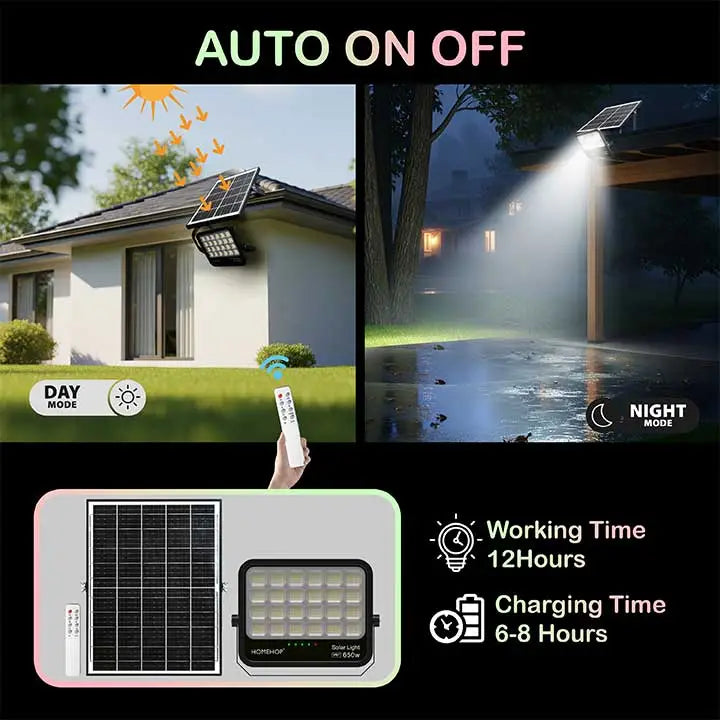 solar balcony lights