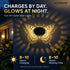 solar butterfly wall light decor