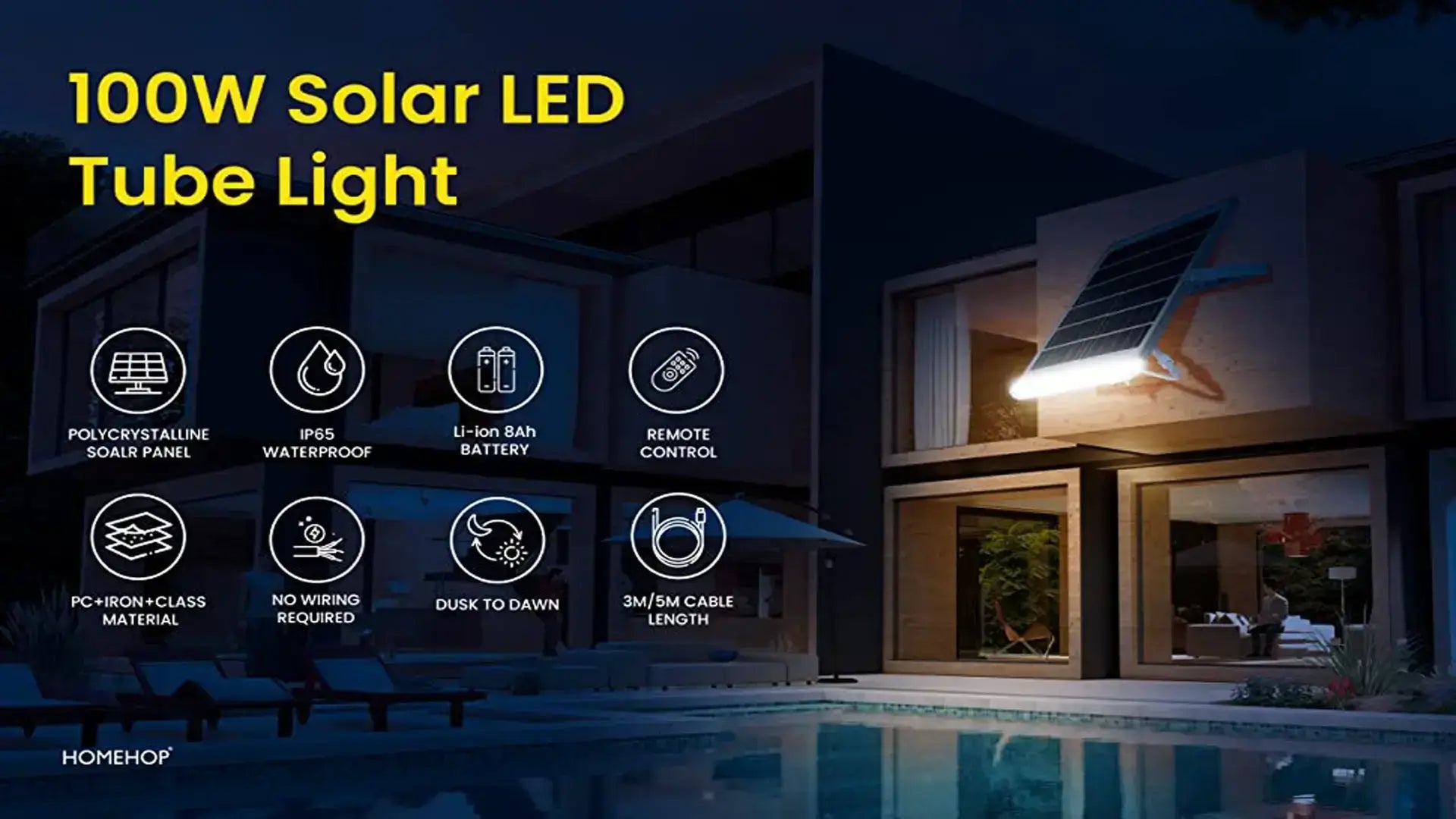 solar charging light for home