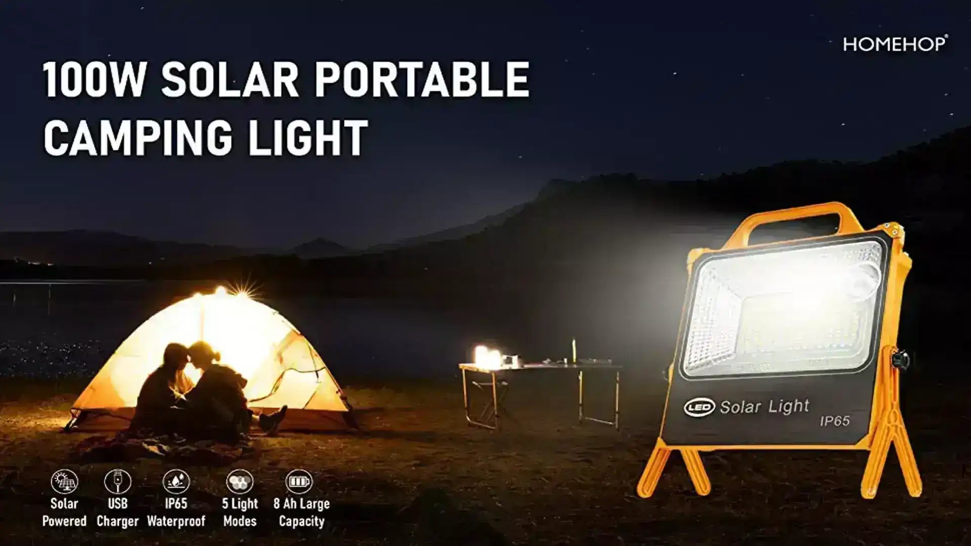 Solar Led Portable Solar Powered Emergency Lights : Best and portable LED lighting – HOMEHOP®