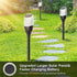 Solar Flickering LED Flame Lights Outdoor Garden Light Waterproof Portable Landscape Decoration Lamp