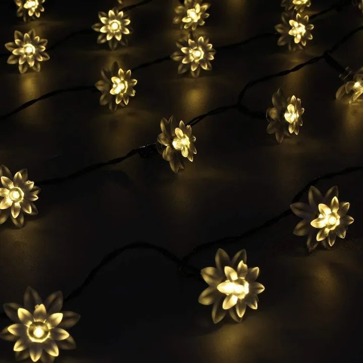 solar flower lights 