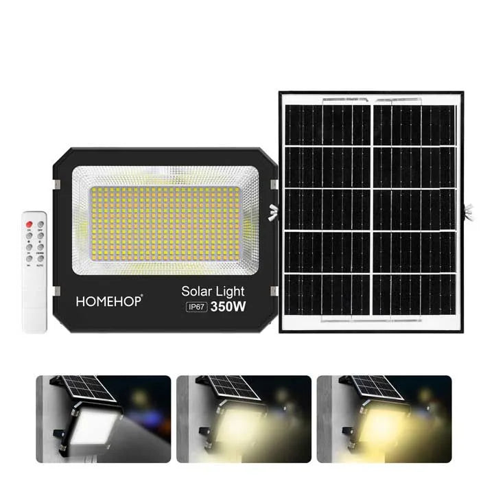 Solar Flood Lights 350W Waterproof Automatic LED Wall Lamp For Home, Garden, Patio and Pathway