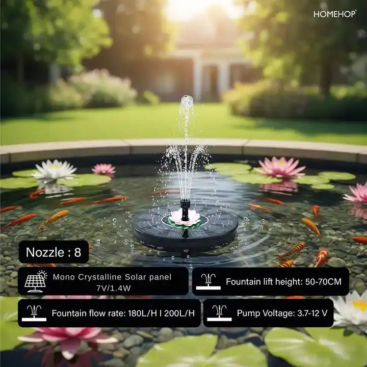 solar fountain 