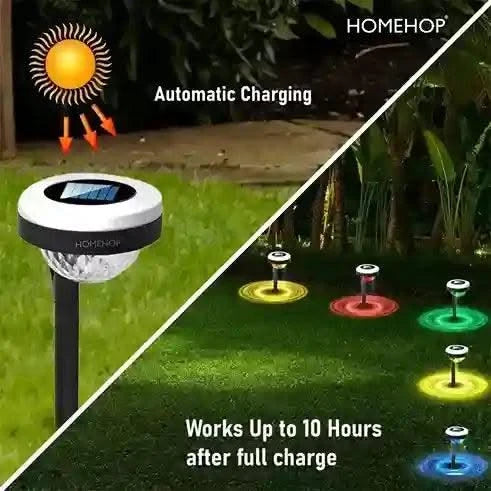 Solar Waterproof LED Pathway Outdoor Garden Lamps For Outside, Home, Garden And Yards(Refurbished) - HOMEHOP®