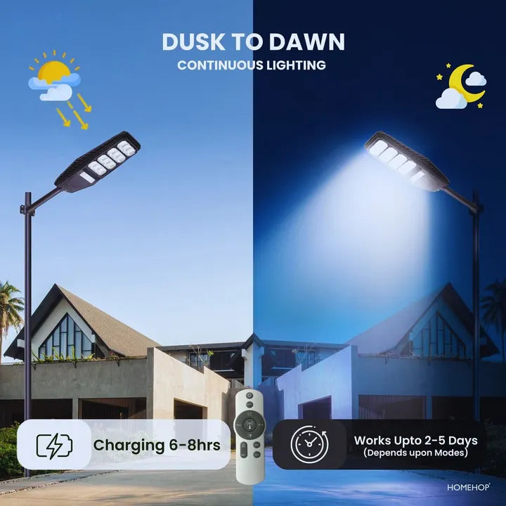 Solar LED Street Light Waterproof Highway Lights for Outdoor, Home & Garden with Remote Control, 200W