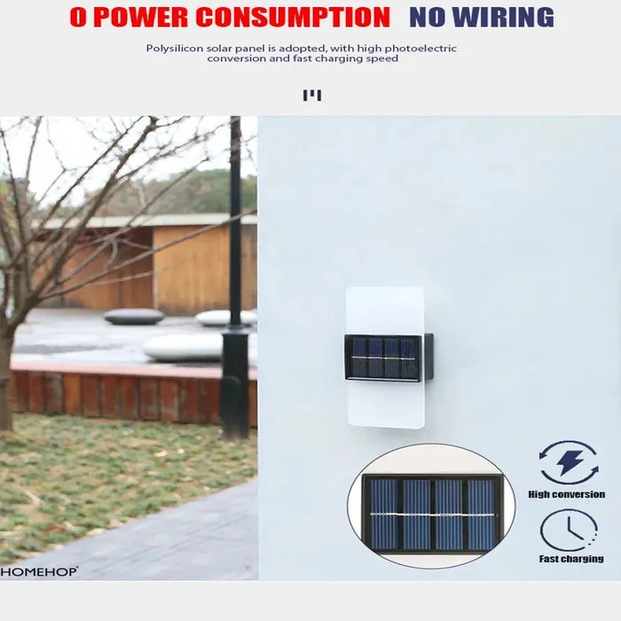 solar lamp wall mount outdoor